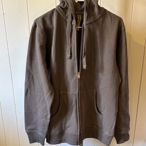 Men's Econscious Organic Cotton Gray Hoodie Sweatshirt NWOT Size M YKK
